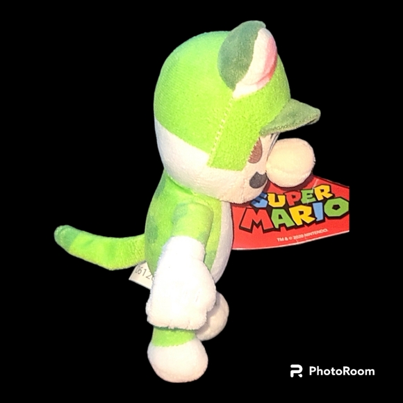 NWT Nintendo Super Mario Luigi In Frog Costume 7 Inch Plush - Picture 2 of 3